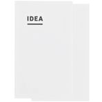 Kokuyo JIBUN_TECHO IDEA Dizüstü Bilgisayar, A5 İnce Boyut (8,3 inç x 4,9 inç), 3 mm Izgara Çizgili, 40 Yaprak, İnce Kağıt, 2'li Paket, Japonya İthal (NI-JCA3)