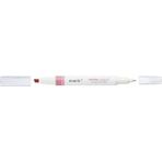 Kokuyo Mark+ Çift Taraflı ( Fosforlu ve Fineliner) Kalem Pink