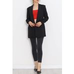 Kol Büzgülü Blazer Ceket Siyah - 18927.1247.