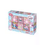 Kolaj Temalı 200 Parça Pembe Puzzle Yapboz