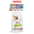Kolajen Destekli Hipoalerjenik Kuzulu Yetişkin Küçük Irk Köpek Maması 3KG + 4 ADET Wanpy Ezme 90gr
