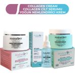 Kolajen Krem + Kolajen Serum + Yoğun Nemlendirici Bakım Kremi 3'lü Bakım Seti