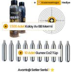 Kolay Av 10 Co2 Tüp ve 1500 Adet 4.5mm BB Mermi Seti ile Avantajlı Airsoft Paketi