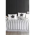 Kolay Ütülenir Nevresim Takımı Çift Kişilik Funnystar Siyah-Beyaz - Siyah - Beyaz - 200 x 220 cm