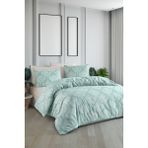 Kolay Ütülenir Su Yeşili Çift Kişilik Nevresim Takımı Yumuşak Dayanıklı ve Hızlı Kuruyan - 200 x 220 cm