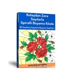 Kolaydan Zora Sayılarla Spiralli Boyama Kitabı Enine Boyuna Eğitim