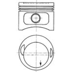 Kolben Depomix Piston Segman Std 95.50MM Mercedes M102 W201 W123 W124 W460 22 Pim