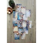 Kolbi Craft 15 Adet Otantik Karışık Boncuk Temalı Scrapbook Kağıt Seti Bullet Journal Dekupaj Kağıdı - Çok Renkli