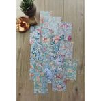 Kolbi Craft 15 Adet Şal Desen Scrapbook Kağıt Seti Bullet Journal Dekupaj Kağıdı - Çok Renkli