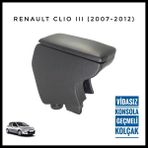 Kolçakçım Clio 3 Vidasız Konsola Geçmeli Kolçak (2007-2012)