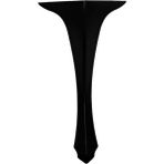 Koldoor Mobilya Masa Sehpa Ayağı Puf Lükens Siyah Plastik Sehpa Ayağı 40X16X16 cm 1 Adet