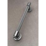 Koldoor Punch Zamak A213 Mat Skoç Füme Çekme Kol Sürgülü Kapı Çekme Kolu 25 cm 1 Adet