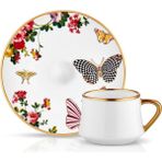 Koleksiyon 6'lı Mariposa Sufi Türk Kahvesi Seti