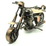Koleksiyon Metal Model Motosiklet Minyatür Harley Davidson Biblo 1:18 - Gümüş