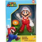Koleksiyoncu Kutusunda Nintendo Super Mario Figürü Ateş Mario 10 cm