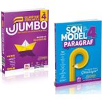 Kolektif Kitap Model Eğitim Yayınları 4. Sınıf Olimpiyat Sorularıyla Jumbo + Son Model Paragraf Soru Bankası (2 Kitap)