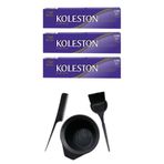 Koleston 3.66 3 Adet Tüp Saç Boyası ve Saç Boyama Seti