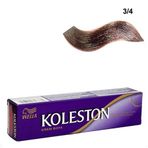 Koleston 3/4 Koyu Kestane x2 Tüp Saç Boyası + Boyama Seti