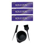 Koleston 4.77 3 Adet Tüp Saç Boyası ve Saç Boyama Seti