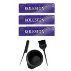 Koleston 7.3 3 Adet Tüp Saç Boyası ve Saç Boyama Seti