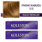 Koleston 7/3 Fındık Kabuğu 2 Adet Saç Boyası