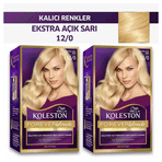 Koleston Kit Çok Açık Doğal Sarı 12-0 x2 Saç Boyası