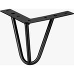Kolexonline 15Cm Lüx Metal Çok Amaçlı Ayak, Koltuk, Tv Ünitesi, Robot Süpürgeye Uygun Siyah Model
