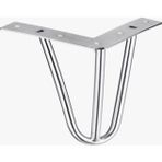 Kolexonline Lüx Metal Çok Amaçlı Ayak, Koltuk, Tv Ünitesi, Robot Süpürgeye Uygun Krom Model 15 Cm