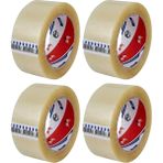 Koli Bandı 45X100 Şeffaf (Fil) En 45MM, Uzunluk Net 100 Metre, Basınca ve Gerilime Dayanıklıdır (4 Adet) - Option-1 - 0 - Siyah - 1 Adet