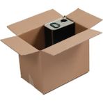 Koli Lazım Zeytinyağ Kutuları 32X26X32 5 Lt x 4 Ad. 50 - Kraft - 32x25x32