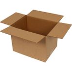 Kolici 20x15x15cm Tek Oluklu Koli -Kraft 25'li