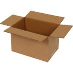 Kolici 21x12x14 cm Tek Oluklu Koli - Kraft (10 Adet)