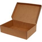 Kolici 32x22x8cm Kilitli Kutu -Kraft 10'lu