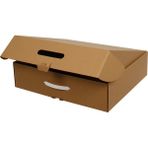 Kolici 43x37x11 Cm Kulplu Kutu Kraft 5'li