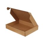 Kolici 47x34x8 cm Tek Oluklu Kilitli Kutu Kraft 10 Adet