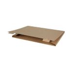 Kolici 53x38x2 cm Tek Oluklu Kilitli Kutu Kraft 10 Adet