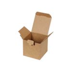 Kolici 8x8x8cm Tek Oluklu Kutu -Kraft 50'li