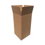 Koliciabla 2 Adet - Ekstra Yüksek Taşıma Kolisi 55X55X105 cm - 135 gr Kraft, Rulo & Hacimli Eşya Kutusu - Kahverengi