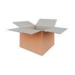 Koliciabla 3 Adet - 40X40X30 cm Çift Oluklu (Dopel) Koli - Yazıcı, Mutfak & Kare Eşya Kutusu - Kahverengi