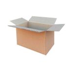Koliciabla 5 Adet - 40X25X25 cm Çift Oluklu (Dopel) Koli - Ayakkabı, Bot & Kitap Kutusu - Kahverengi