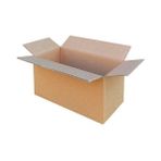 Koliciabla 7 Adet - 40X20X20 cm Çift Oluklu (Dopel) Koli - Ayakkabı, Yedek Parça & Hırdavat Kutusu - Kahverengi