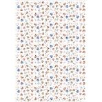 Koliciabla Anneler Günü Temalı Desenli Pelur Kağıt (32x45 cm) - 100 Adet Sevgi Dolu Paketleme - Kuşe Kağıdı - 35x50