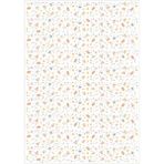 Koliciabla Boho Orman Hayvanları ve Çadır Desenli Pelur Kağıt (32x45 cm) - 100 Adet Masalsı ve Organik - Kuşe Kağıdı - 35x50