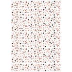 Koliciabla Gökkuşağı ve Parti Temalı Doğum Günü Pelur Kağıt (32x45 cm) - 100 Adet Neşeli Kutlama - Desenli - Kuşe Kağıdı - 35x50