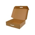 Kolicim 43x37x11cm Kulplu Kutu - Kraft - 5 Adet