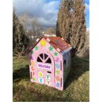 Kolix Çocuklar Için Karton Boyama Evi - Pastel Boya Hediyeli - Çok Renkli