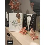 KOLİX Gelin Bohçası - Gelin Kutusu - Damat Kutusu - Damat Bohçası - 2 'li Gelin & Damat SET