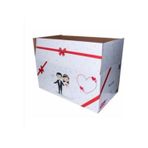 Kolix İsim Etiketli Çeyiz Kolisi Gelin Karton Koli Kutu Ambalaj 57x25x33 cm 50 Adet