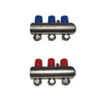 Kollektör Kendinden Vanalı 3 Ağızlı Takım (2 Adet)