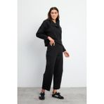 Kolly Slouchy Şalvar Jogging Pantolon - Siyah - XS